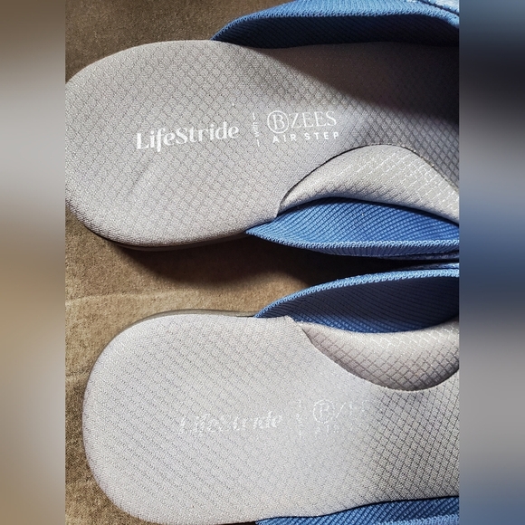 NWOT Life Stride X B Zee's Air Step Kissed Mule In Blue Size 9M - Picture 4 of 9